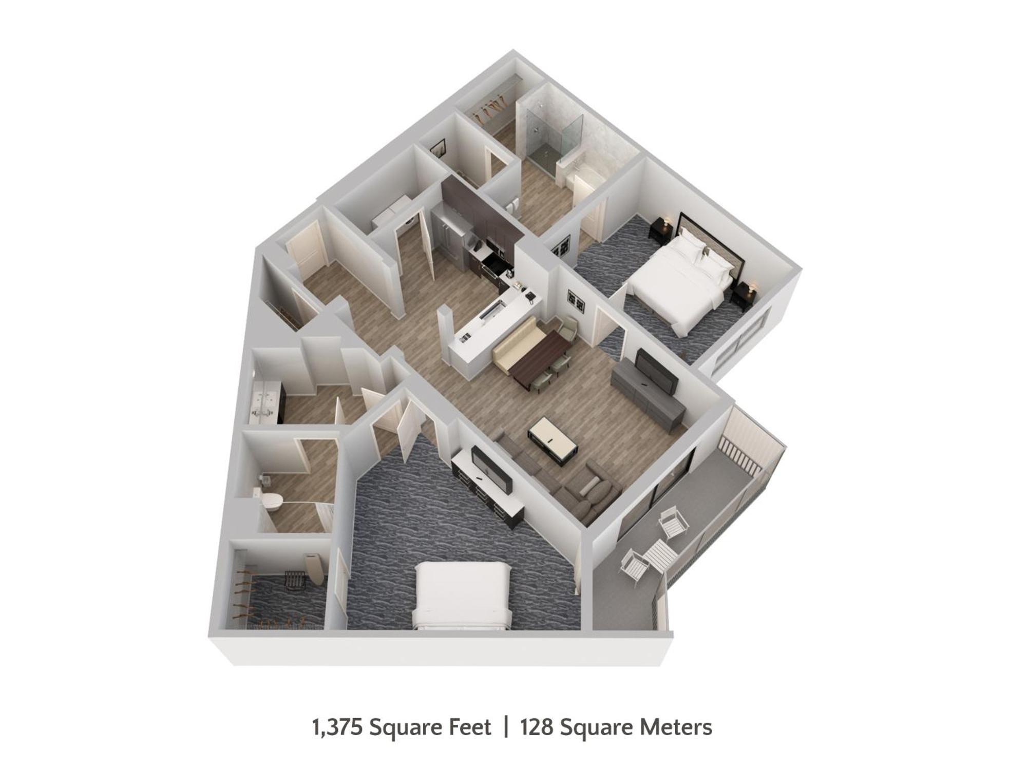 Two-Bedroom Condo Superior View (Free Water Park Access),744620329:JPEG